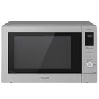 Kuchenka mikrofalowa Panasonic HomeChef 4 w 1 z frytkownicą powietrzną, pieczeniem konwekcyjnym, grillem FlashXpress, technologią mikrofal inwerterowych, 1000 W, 1,2 stopy sześciennej z łatwym w czyszczeniu wnętrzem - NN-CD87KS (stal nierdzewna)