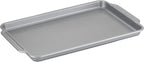 Farberware Nonstick Steel Bakeware Set with Cooling Rack, Baking Pan and Cookie Sheet Set with Nonstick Bread Pan and Cooling Grid, 10-Piece Set, Gray