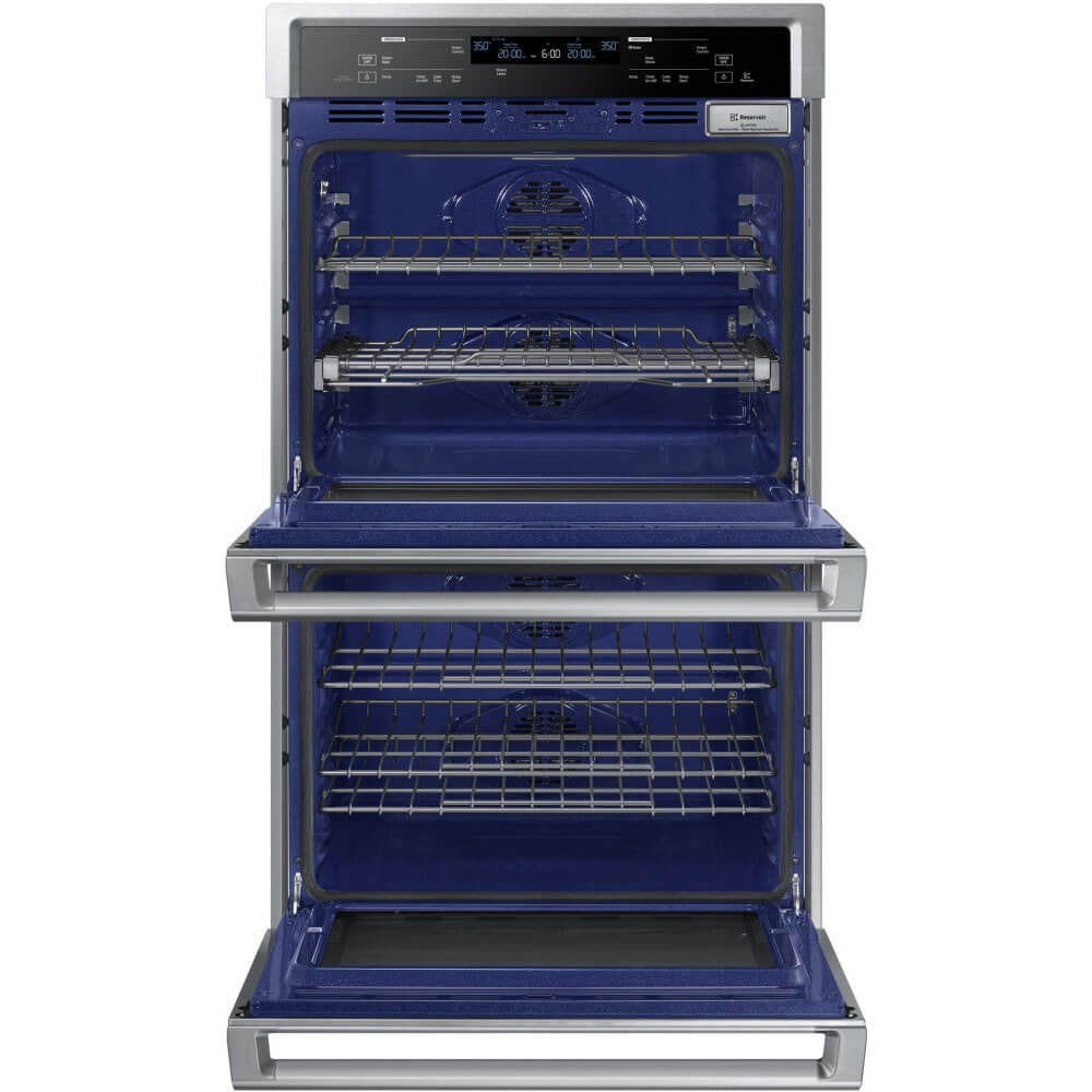 Samsung Appliance NV51K6650DS 30" 10.2 cu. ft. Całkowita pojemność Elektryczny podwójny piekarnik ścienny z górnym grillem, w stali nierdzewnej