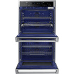 Samsung Appliance NV51K6650DS 30" 10.2 cu. ft. Całkowita pojemność Elektryczny podwójny piekarnik ścienny z górnym grillem, w stali nierdzewnej