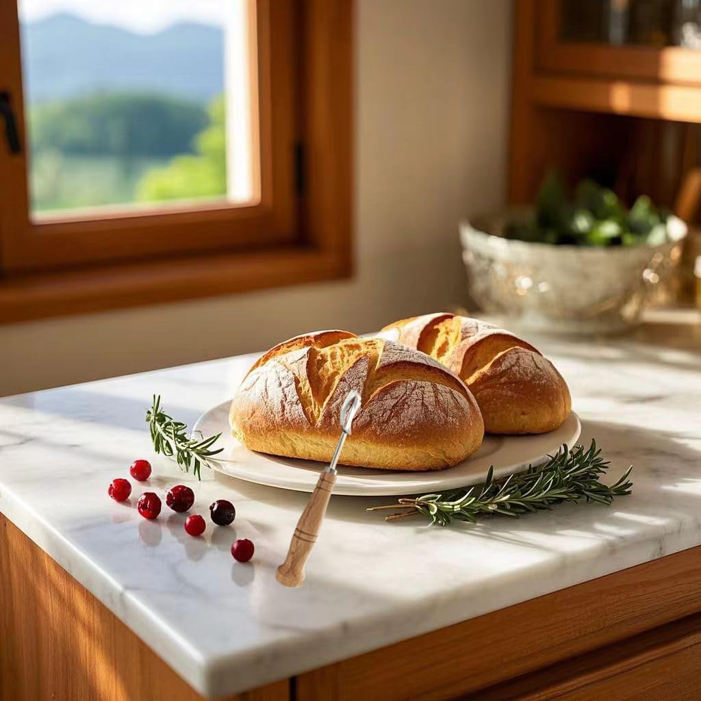 Bread Lame, used for scoring dough, sourdough scoring tool, scoring knife for bread baking, includes 10 Razor blades and a protective cover.