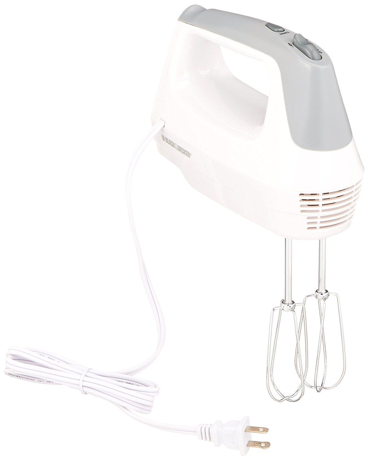 BLACK+DECKER Lekki mikser ręczny, biały, MX1500W