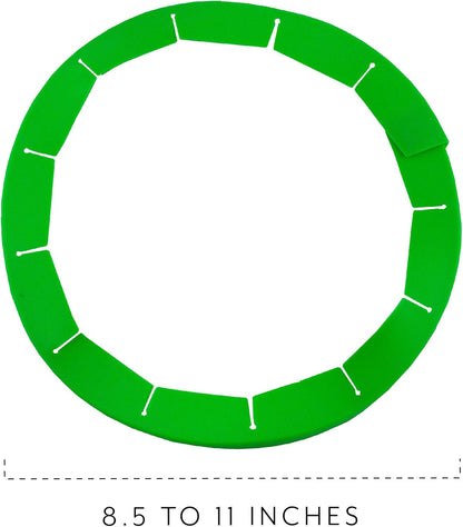 Cornucopia Brands Silicone Pie Crust Shields (2-Pack), Adjustable Pie Protectors, Green