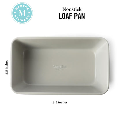Martha Stewart Gallen 9 Inch Nonstick Carbon Steel Loaf Pan - Teal
