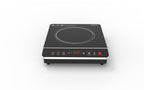 Panana Portable Induction Cooktop Hot Plate Countertop Burner 1800W, 10 Temp Levels, Timer, Auto-Shut-Off, Touch Panel, LED Display, Auto Pot Detection, Child Safety Lock (LED Display - Silver)