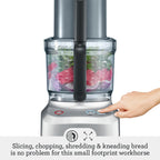 Кухонний комбайн Breville Sous Chef на 12 чашок, один розмір, сріблястий