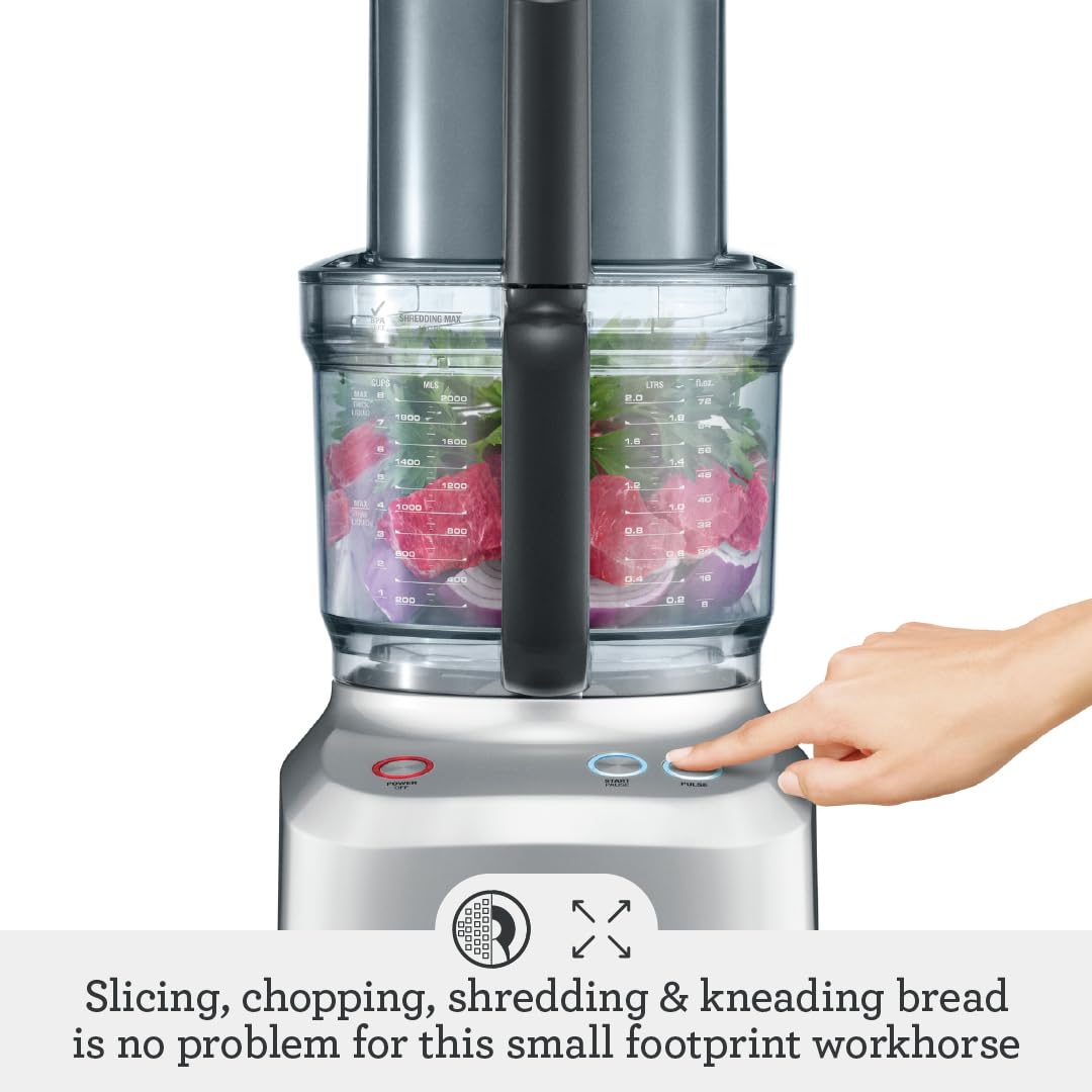 Кухонний комбайн Breville Sous Chef на 12 чашок, один розмір, сріблястий