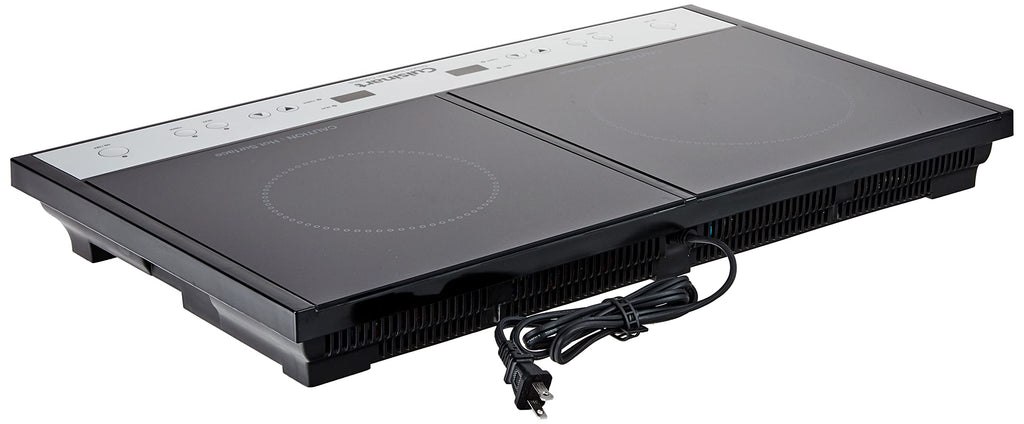 Подвійна індукційна варильна поверхня Cuisinart ICT-60, чорного кольору