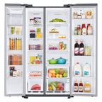 SAMSUNG RS28A500ASR 28 Cu. Ft. Stal nierdzewna Inteligentna lodówka typu side-by-side