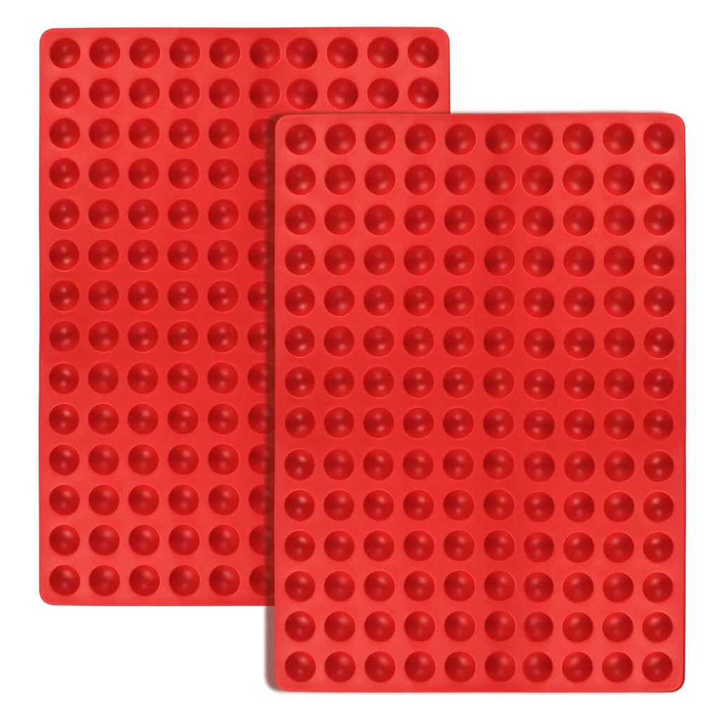 Palksky 468-Cavity Mini Round Silicone Mold/Chocolate Drops Mold/Dog Treats Pan/Semi Sphere Gummy Candy Molds for Ganache Jelly Caramels Cookies Pet Treats Baking Mold (1 Cavity - 0.02 Oz)