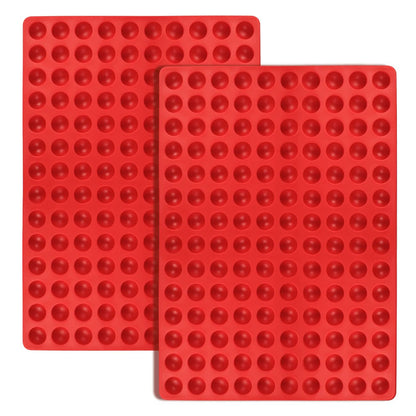 Palksky 468-Cavity Mini Round Silicone Mold/Chocolate Drops Mold/Dog Treats Pan/Semi Sphere Gummy Candy Molds for Ganache Jelly Caramels Cookies Pet Treats Baking Mold (1 Cavity - 0.02 Oz)