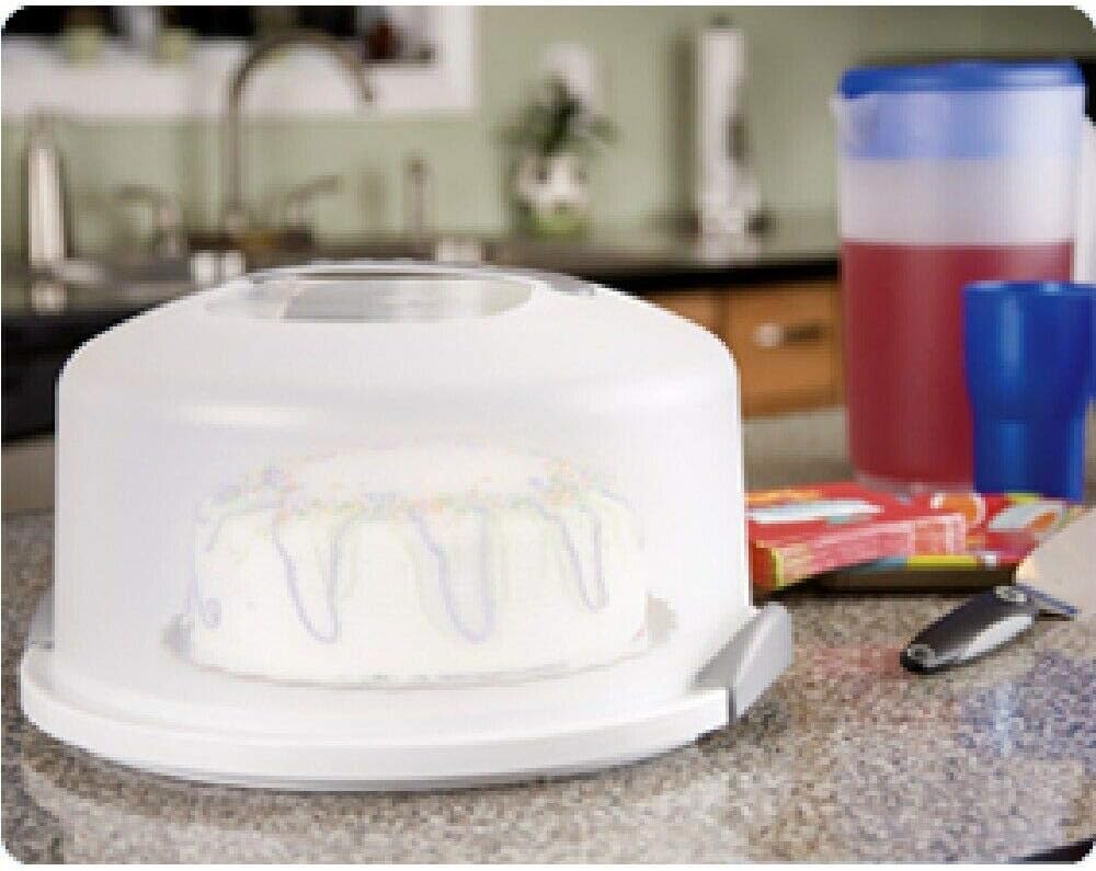 Extra Large Cake Storage Container, Cake Carrier With Handle 14 X 14 X 8