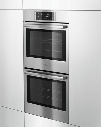 Bosch HBL8651UC 800 30" Stainless Steel Electric Double Wall Oven - Convection