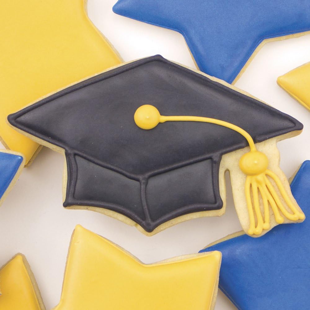 Ann Clark Cookie Cutters Graduation Cap 2025 Cookie Cutter, 4.5" Made in USA