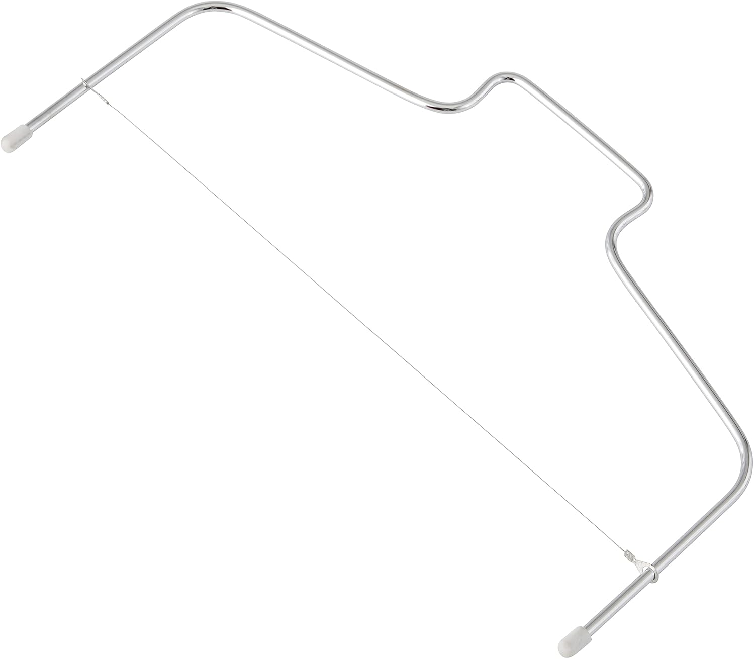 Wilton Adjustable Cake Leveler & Slicer, Stainless Steel Wire, Adjustable Cake Tool With Layer Cutting Feature, Baking Supplies And Baking Tools (Silver)
