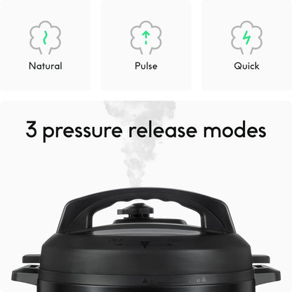 CHEF iQ Smart Pressure Cooker 10 Cooking Functions & 18 Features, Built-in Scale, 1000+ Presets & Times & Temps w/App for 600+ Foolproof Guided Recipes, Rice & Slow Electric MultiCooker, 6 Qt