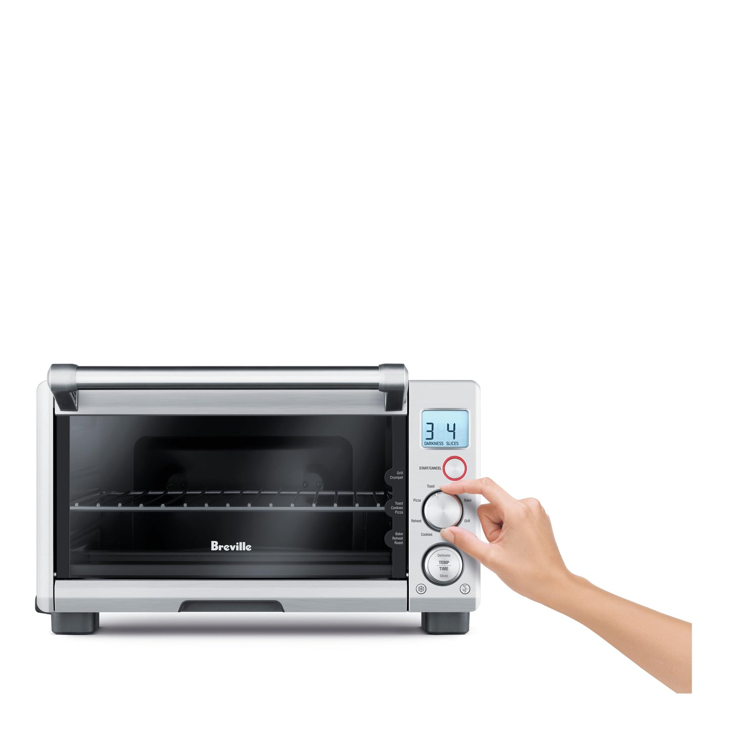 Breville BOV650XL the Compact Smart Oven Countertop Toaster Oven, Brushed Stainless Steel