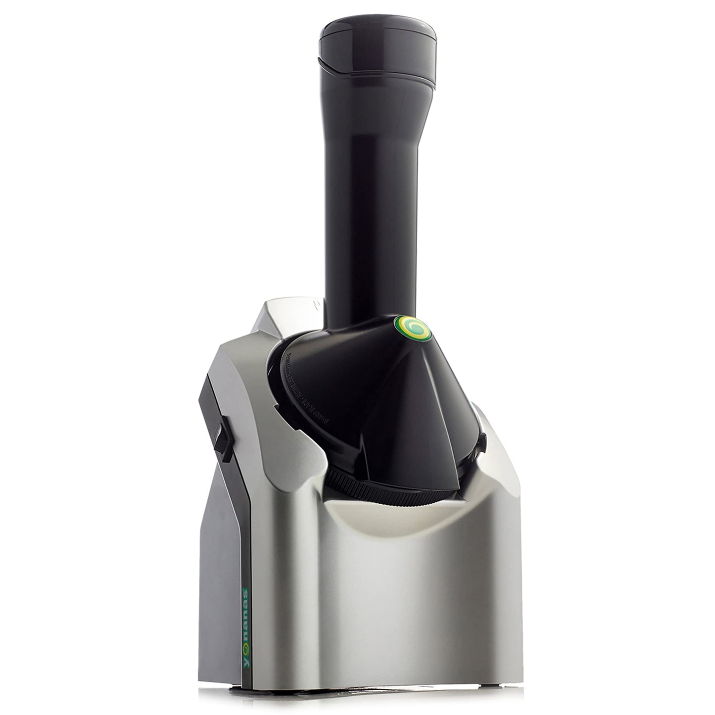 Yonanas Classic Original Healthy Dessert Fruit Soft Serve Maker, 200-Watt, Silver