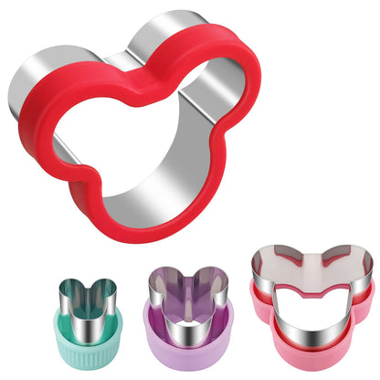 ALLTOP Round Cookie Cutter Set – 4 Different Sizes of Stainless Steel Biscuit Cutters for Baking, Donut, English Muffin, and More