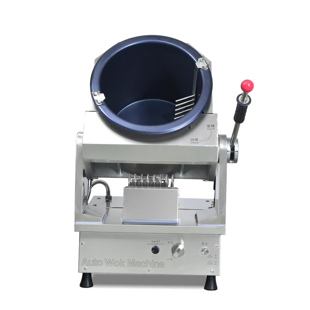 Koalalko ETL Stirrer 360°Portable Automatic Stir Fry Cooker, Full Automatic Cooking Machine,Drum Type Stir Frying Machine,auto cooking wok Fried machine for restaurants, schools, companies