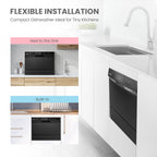 COMFEE‚Äô Countertop Dishwasher, Energy Star Portable Dishwasher, 6 Place Settings, Mini Dishwasher with 8 Washing Programs