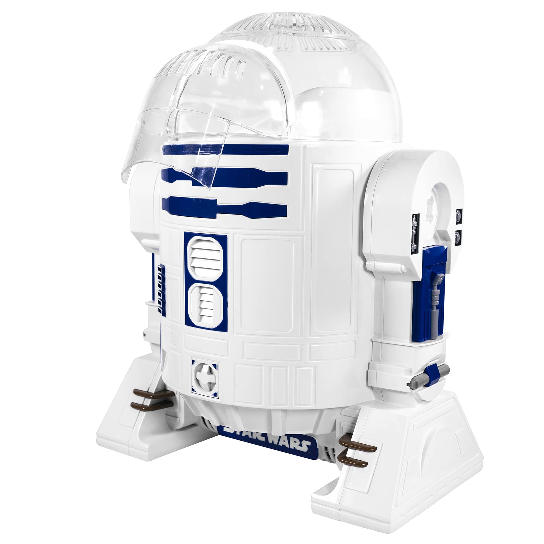 Uncanny Brands Star Wars R2D2 Popcorn Maker - w pełni funkcjonalny sprzęt kuchenny Droid