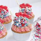 Gifbera White Metallic Foil Cupcake Liners Standard Size Baking Cups, 200-Count