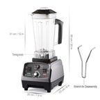 Blender profesjonalny blender stołowy, 2200 W szybki blender do koktajli i smoothie, blender komercyjny z timerem, 68OZ dzbanek Tritan bez BPA, urządzenie do smoothie BATEERUN 8 ostrzy