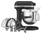 Міксер KitchenAid® з підйомною чашею на 7 літрів, чавунний, чорний