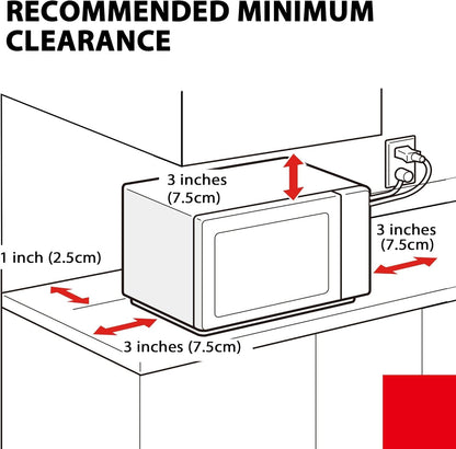 Toshiba Air Fryer Combo 4-in-1 Countertop Microwave Oven, Smart Sensor, Convection, Mute Function, Position Memory 13.6" Turntable, 1.5 Cu Ft, 1000W, Black, ML-EC42P(BS)