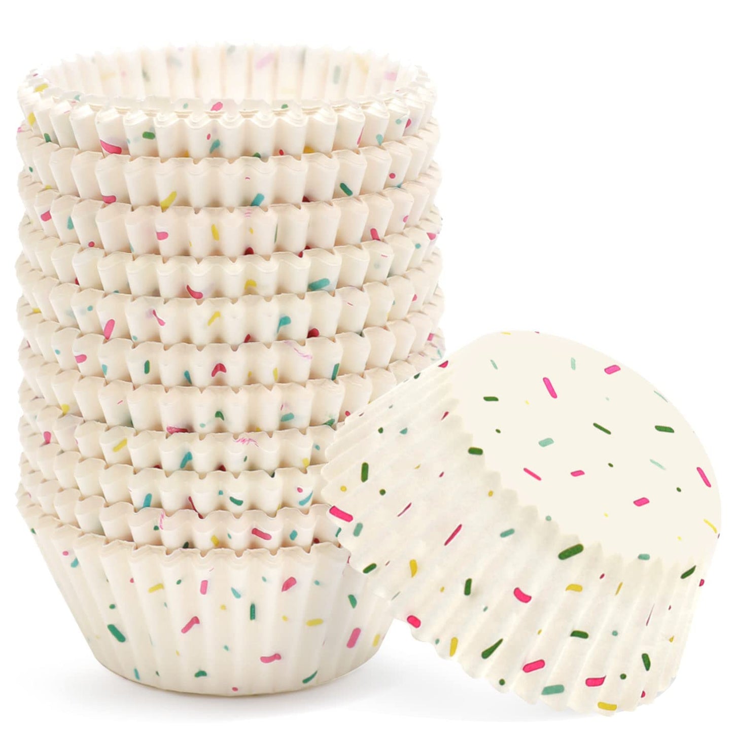 qiqee Cupcake Liners Cupcake Cups 300-Count Food Grade Gradient Design Cupcake Papers Baking Cups Cupcake Wrappers