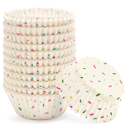 qiqee Cupcake Liners Cupcake Cups 300-Count Food Grade Gradient Design Cupcake Papers Baking Cups Cupcake Wrappers