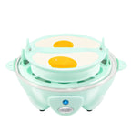Elite Gourmet Easy Electric 7 Egg Capacity Soft, Medium, Hard-Boiled Cooker Poacher, Scrambled, Omelet Maker with Auto Shut-Off and Buzzer, BPA Free