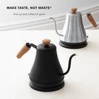 Bodum 27oz Bistro Gooseneck Elektryczny Czajnik Wodny, Zalewanie Kawy i Herbaty, Stal Nierdzewna, Matowa Czerń