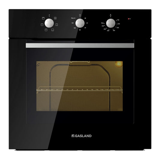 GASLAND Wall Oven 24 Inch, Built-in Electric Wall Ovens, 240V 3240W 2.3Cu.ft 5 Cooking Functions Wall Oven, CSA Approved, Black Glass