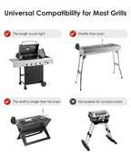 Zestaw do grilla rożenowego, automatyczny obrotowy grill, uniwersalne rożna grillowe z certyfikatem UL z silnikiem 120 V 4 W, prętem do rożna 28”, widelcami 2 x 4, kompletnymi uchwytami i śrubą mocującą do ogrodu i na zewnątrz