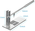 Oyster Shucker Machine Oyster Clam Opener Machine Seafood Tool Set for Bar Restaurant Family Buffet Including Knives, Gloves and G-Clip