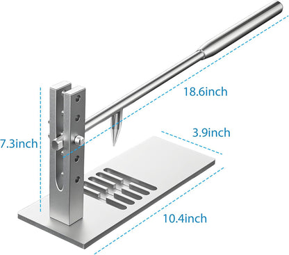 Oyster Shucker Machine Oyster Clam Opener Machine Seafood Tool Set for Bar Restaurant Family Buffet Including Knives, Gloves and G-Clip