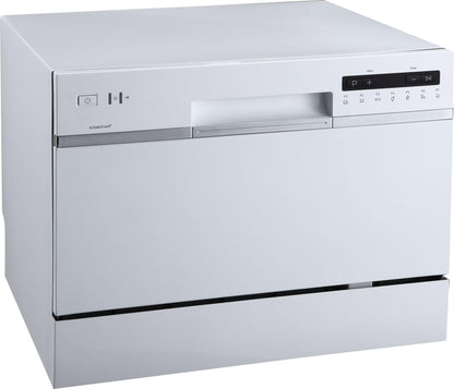 EdgeStar DWP63 21-5/8 Inch Wide 6 Place Setting Countertop Dishwasher - White