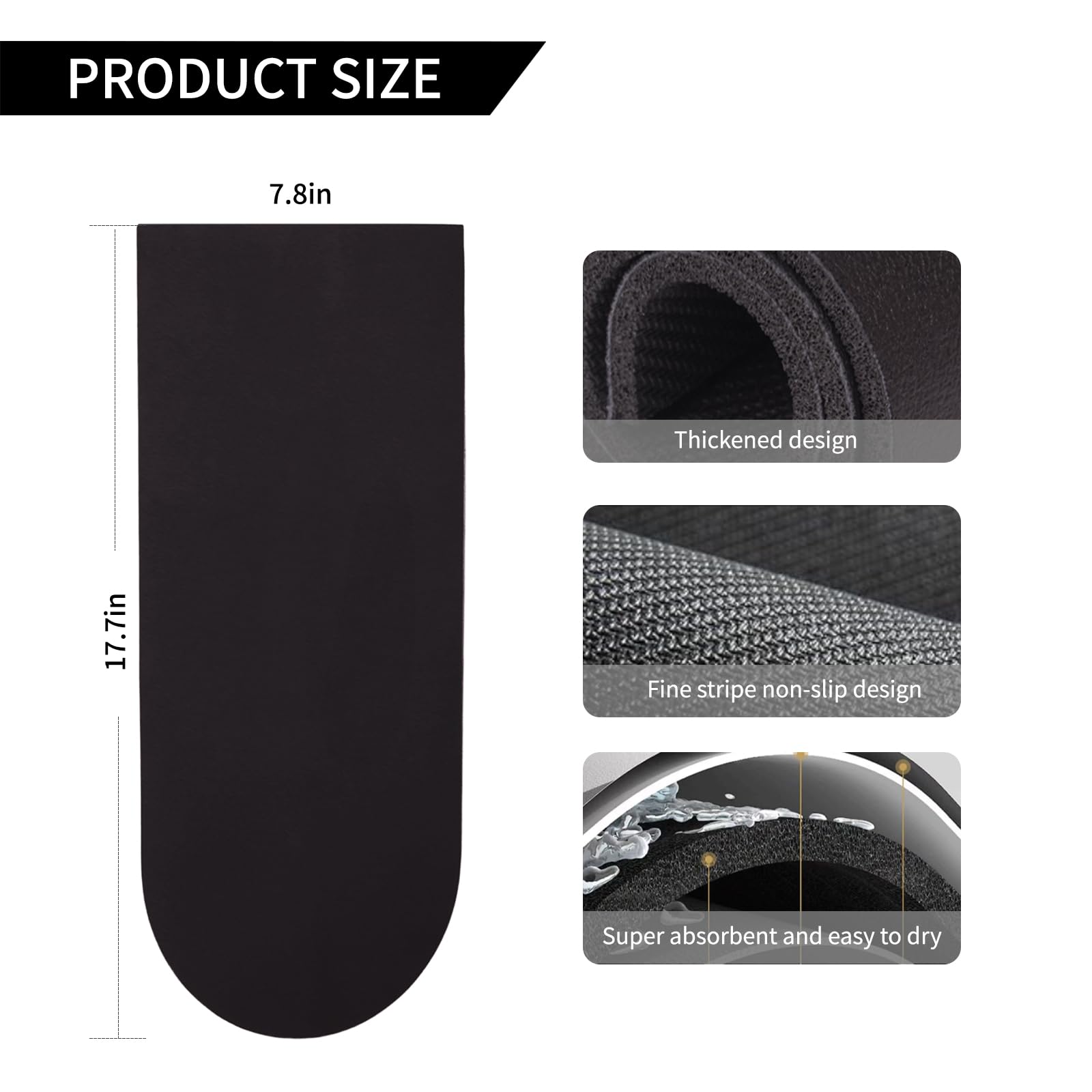 Sliding Pad for Ninja Slushie Machine FS301 Professional Frozen Drink Machine Accessory Quickly Slide and Protect Surfaces Absorbs Water Stains Ideal for Ninja Drink Maker