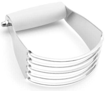 Spring Chef Dough Blender, Top Professional Pastry Cutter with Heavy Duty Stainless Steel Blades, Medium Size, Black