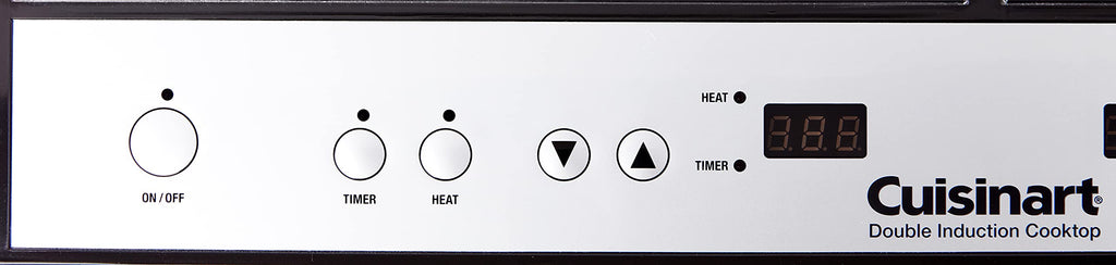 Подвійна індукційна варильна поверхня Cuisinart ICT-60, чорного кольору