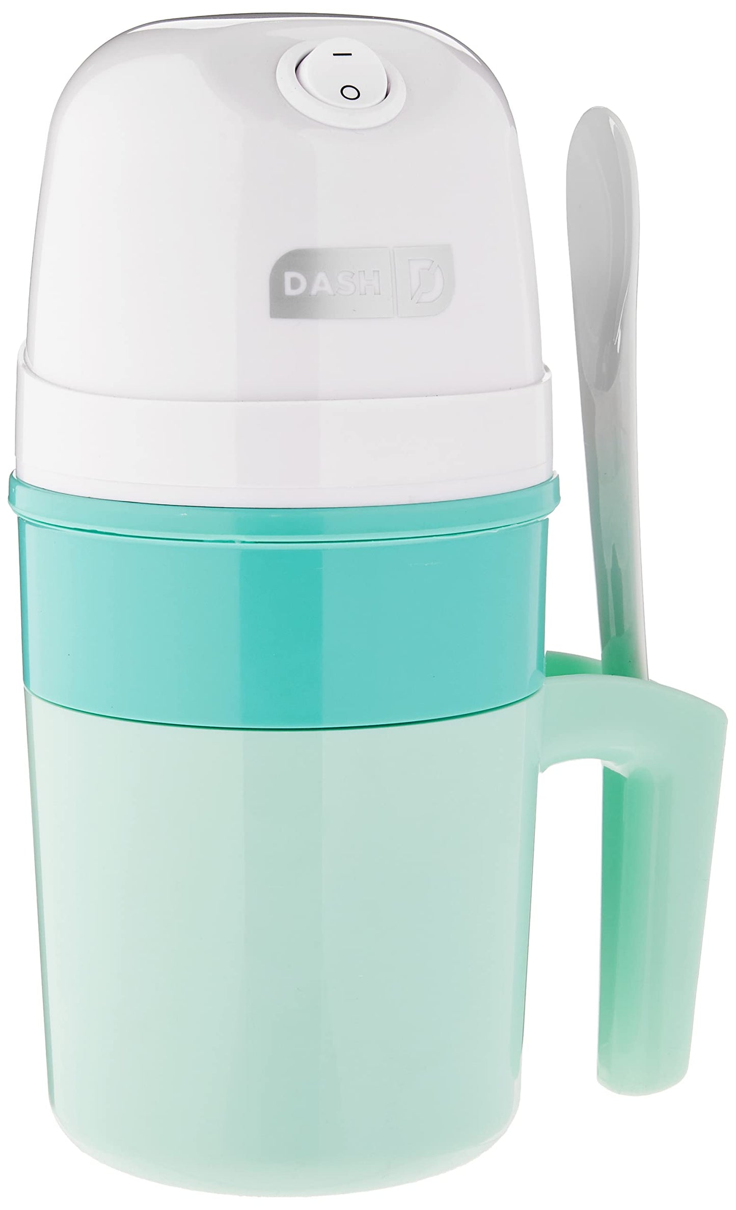 DASH My Pint Ice Cream Maker Machine (Aqua): Multi-Purpose Soft Serve Ice Cream Machine for Homemade Gelato, Sorbet, Frozen Yogurt, Includes Mixing Spoon, Easy to Clean and Store