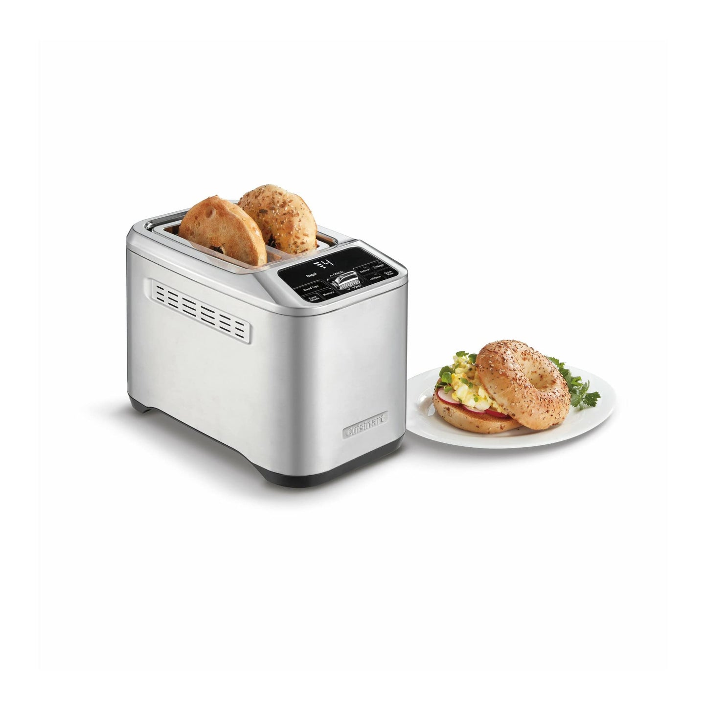 Cuisinart CPT-520 2-Slice Motorized Toaster, Stainless Steel/Black