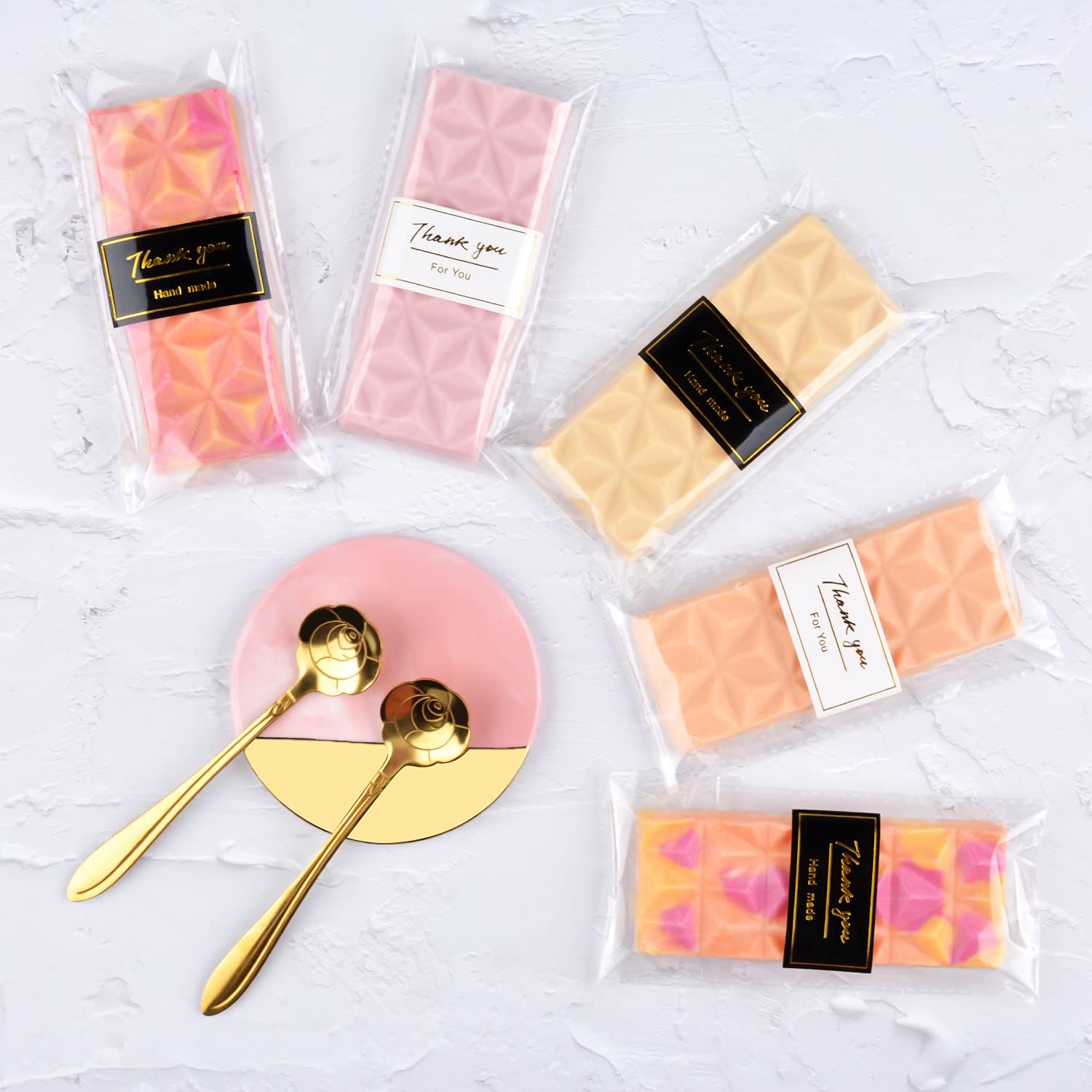 1 Pc Chocolate Bar Mold Deep Dubai Break Apart Candy Molds Thick Stuffed Silicone Molds for Filling Knafeh Pistachio Chocolate Bar and Wax Melts Large (Pyramid Shape)