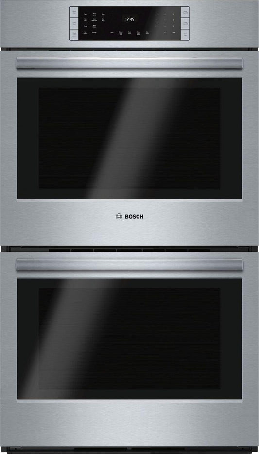 Bosch HBL8651UC 800 30" Stainless Steel Electric Double Wall Oven - Convection