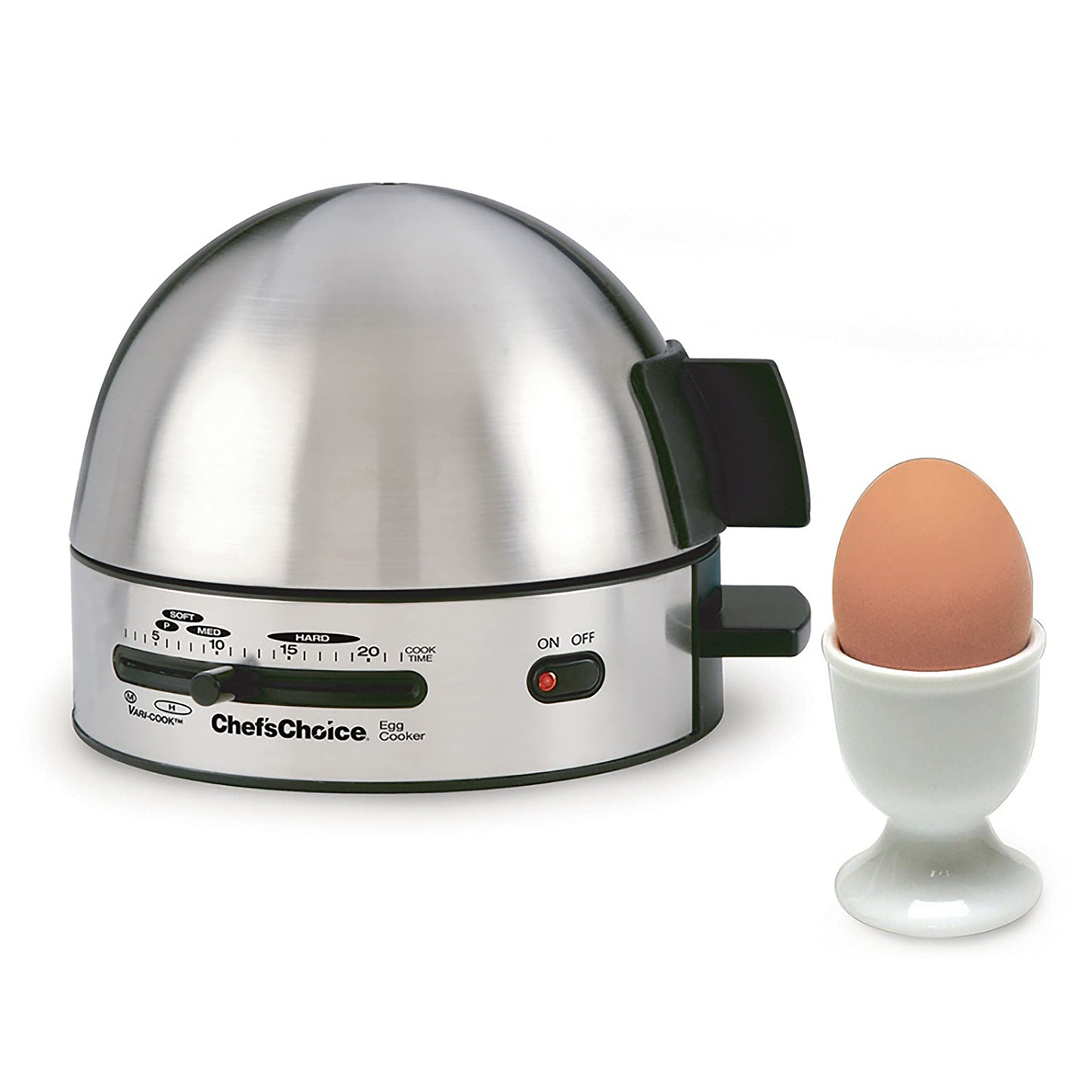 Chef'sChoice 810 Gourmet 7-Egg Cooker with Electronic Timer, Audible Signal & Nonstick Stainless Steel Design