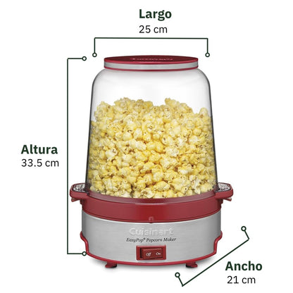 Cuisinart CPM-700P1 EasyPop Popcorn Maker, Red