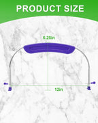 Adjustable 2- wire Cake Slicer Leveler Small Cake Cutter Slicer for Leveling Tops of Layer Cakes Professional Baking Tool with Stainless Steel Wires and Purple Handle By Prokitchen