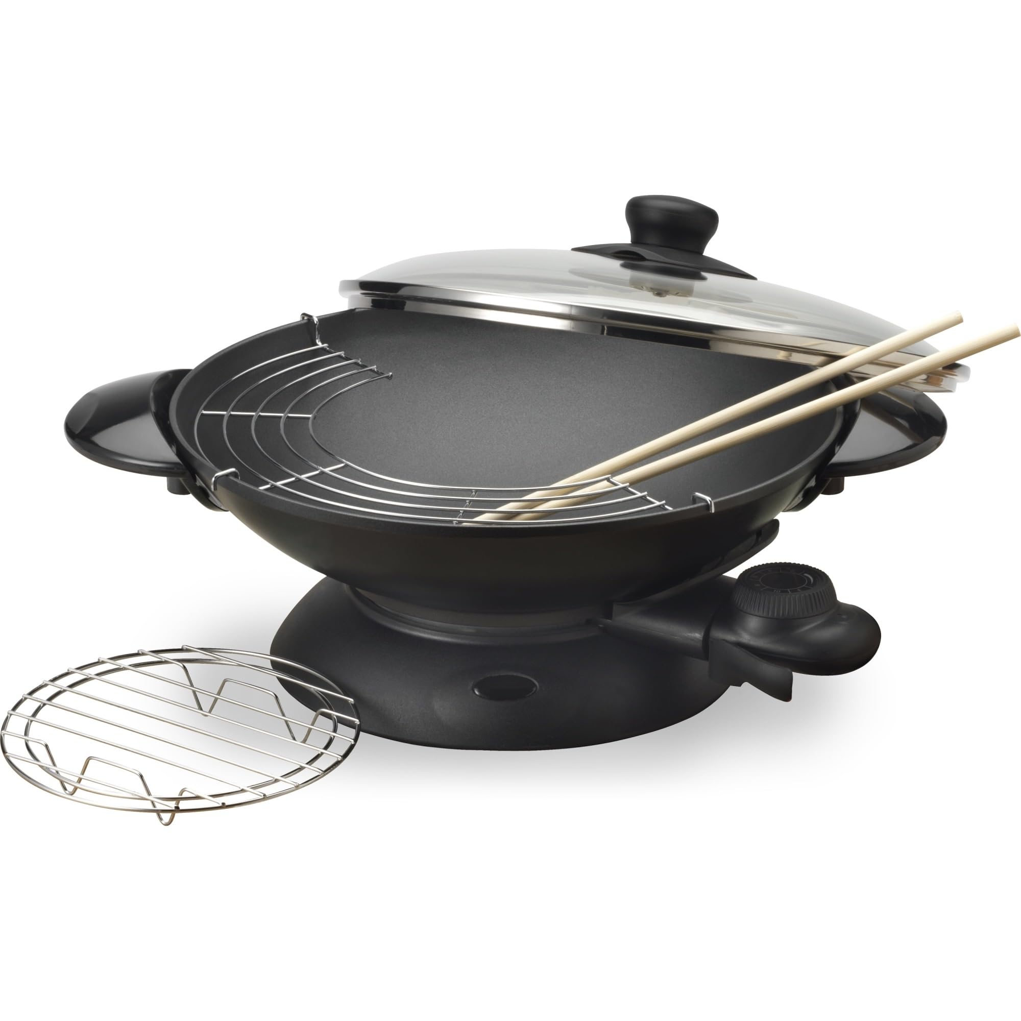 Professional 5Qt. Electric Wok, Easy to Clean